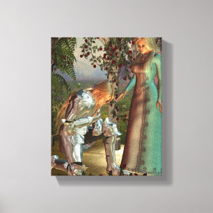 Toile Sir Launcelot et la reine Guinevere