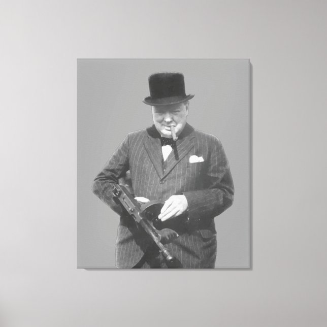 Toile Sir Winston Churchill (Recto)