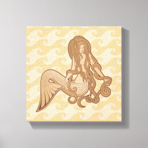 Toile Sirène assise