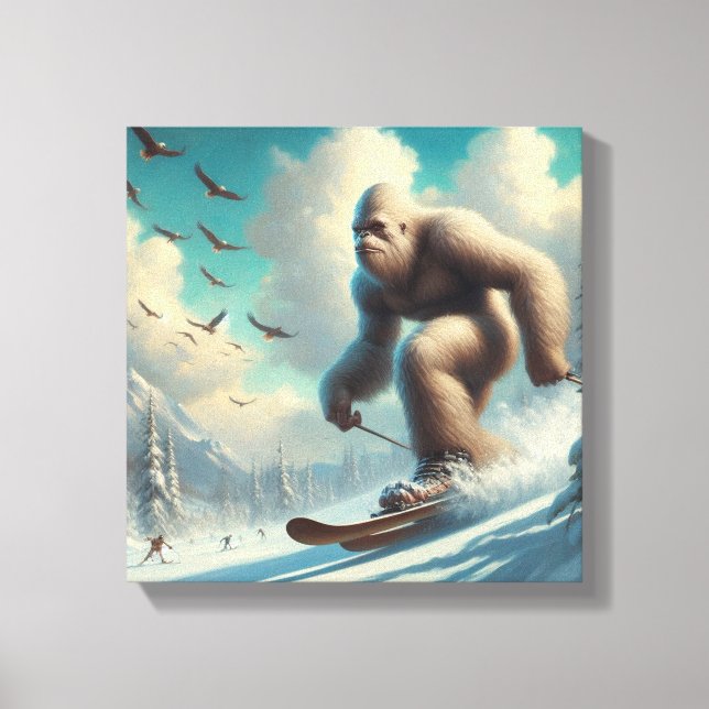 Toile Ski Bigfoot (Recto)