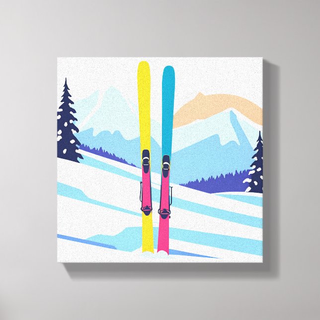 Toile Ski d'hiver (Recto)