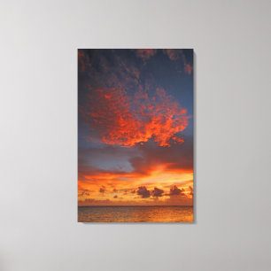 Toile SKI ROUGE 24x36