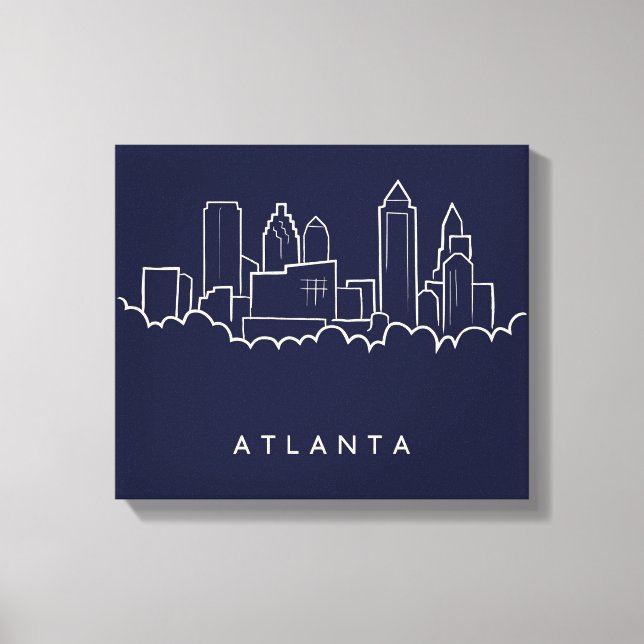 Toile Skyline Atlanta (Recto)