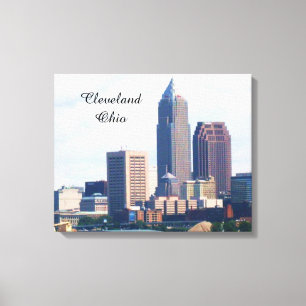 toile SKYLINE CLEVELAND OHIO