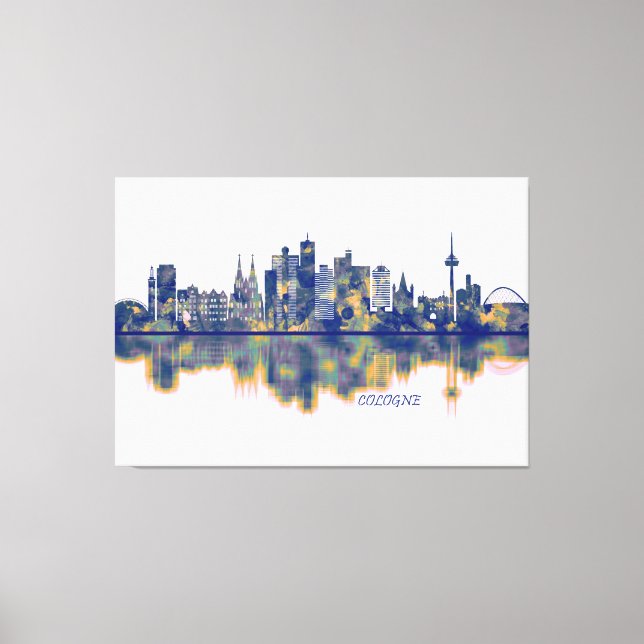 Toile Skyline de Cologne (Recto)