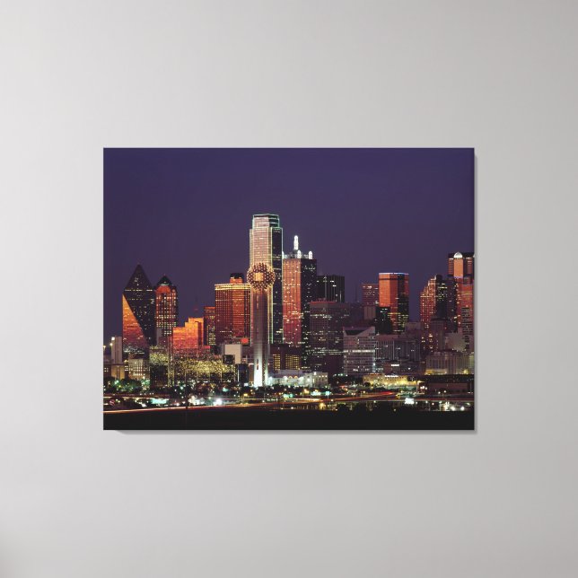 Toile Skyline de Dallas, Texas (Recto)