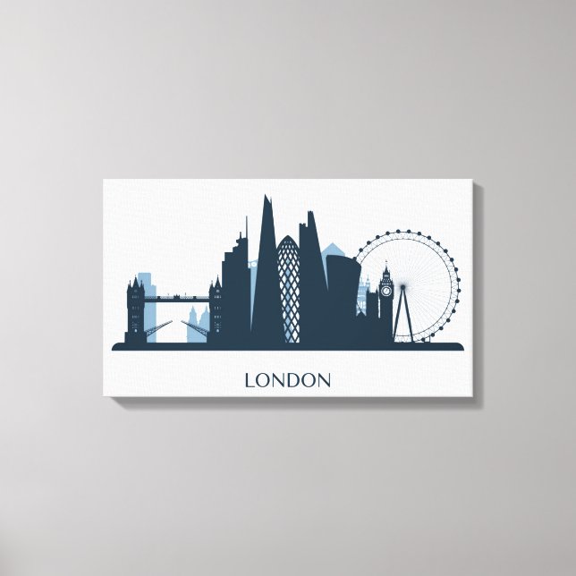 Toile Skyline London City (Recto)