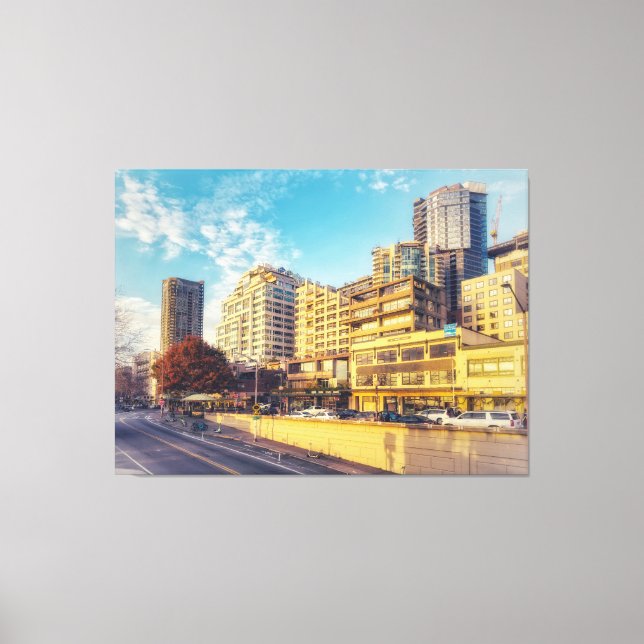Toile Skyline Seattle Waterfront (Recto)