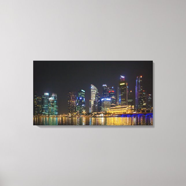 Toile Skyline Singapour pittoresque (Recto)