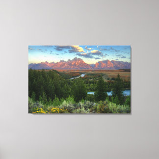 Toile Snake River Vue sur Sunrise