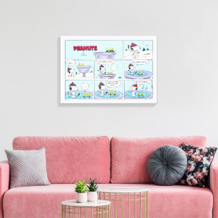 Toile Snoopy & Amis Jeu de hockey