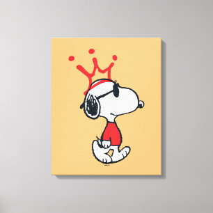 Toile Snoopy - Joe Cool Crown