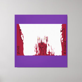 Toile Snow Covered Dragon Elf