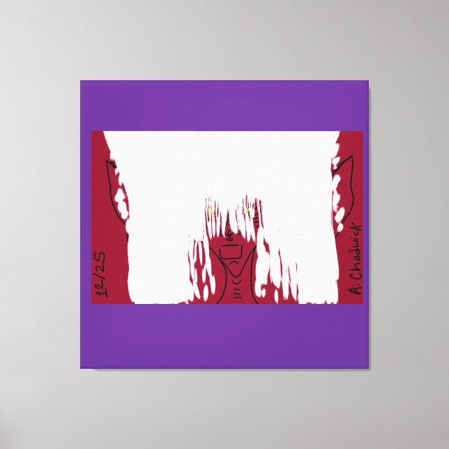 Toile Snow Covered Dragon Elf (Recto)