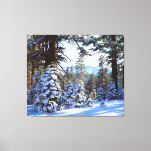 Toile Snow-covered Red Fir trees