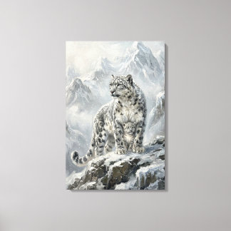 Toile Snow Leopard_ Protector Archetypes 