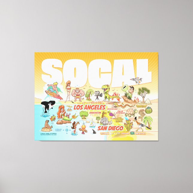 Toile SoCal (Recto)