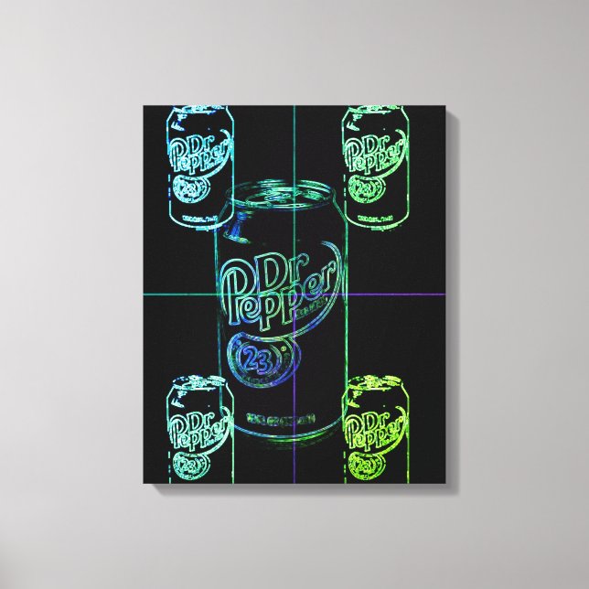 Toile Soda pop art (Recto)