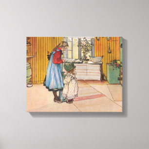 Toile Soeurs - Koket av Carl Larsson