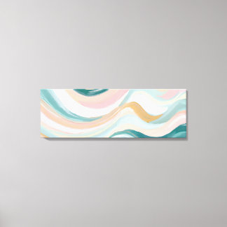Toile Soft Pastel Abstrait Wall Art