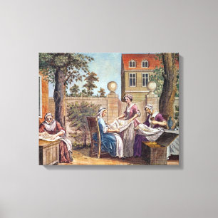 Toile Soie-Making, gravé par J. Hinton