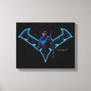 Toile Soirée Gotham Knights dans le logo