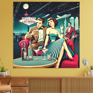 Toile Soirée Martini Las Vegas Age Spatial