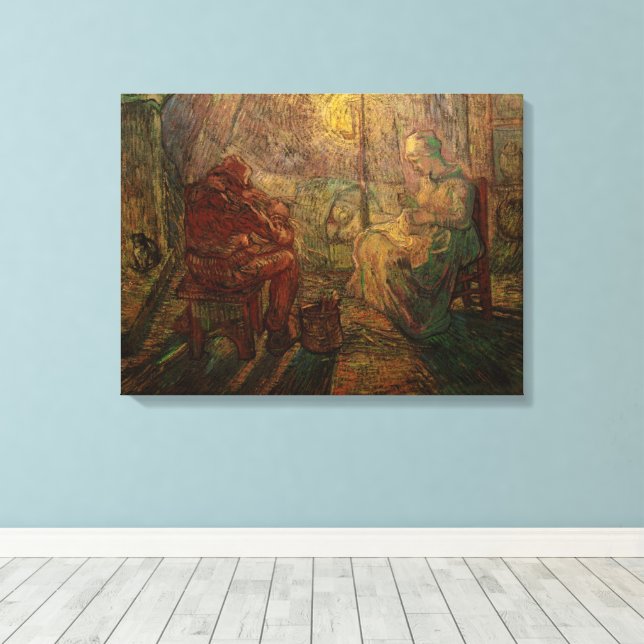 Toile Soirée - The Watch par Vincent van Gogh (Insitu (Plancher de Bois))