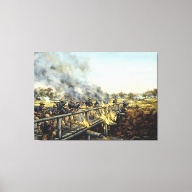 Toile Soldats au soleil par Donna Neary Imprimer (Recto)