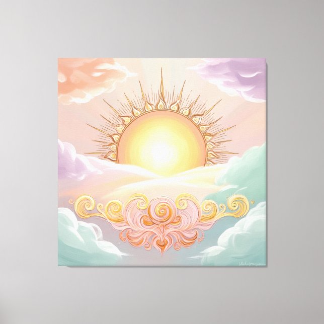Toile Soleil levant   (Recto)