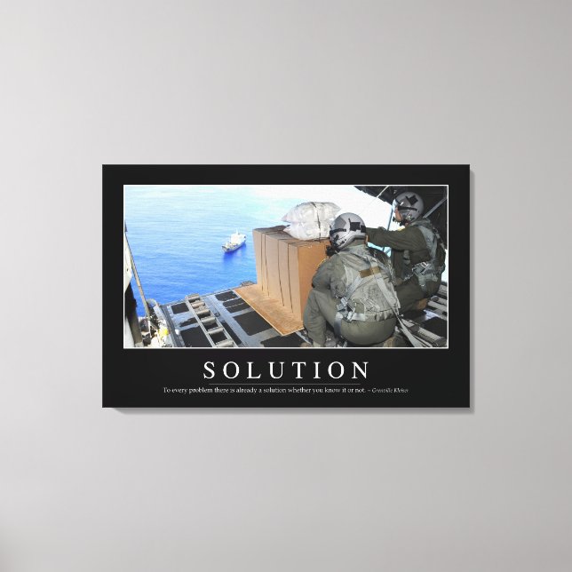 Toile Solution : Citation Inspirationnelle 2 (Recto)
