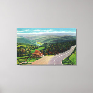 Toile Sommet de Whitcomb de Deerfield River Valley