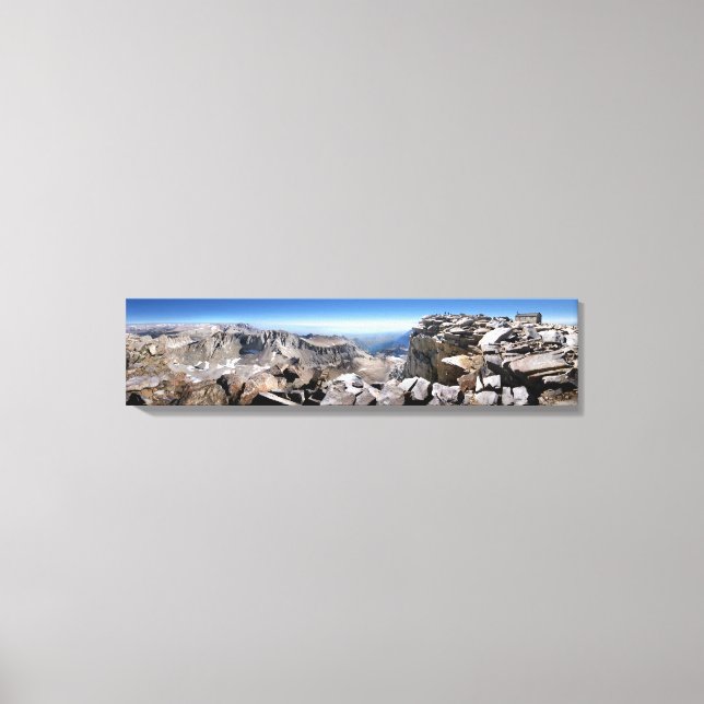 Toile Sommet du mont Whitney - sentier John Muir (Recto)