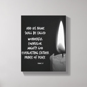 Toile Son Nom Sera Appelé Merveilleux Verset Biblique