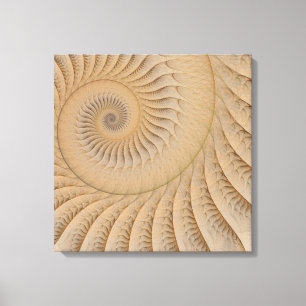 Toile Soudure Tan Abstraite spirale