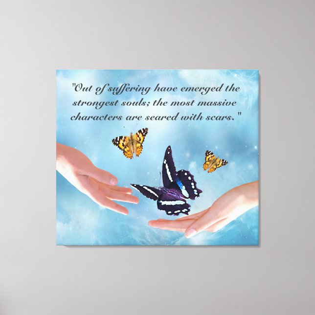 Toile Souffre de Kahlil Gibran (Recto)