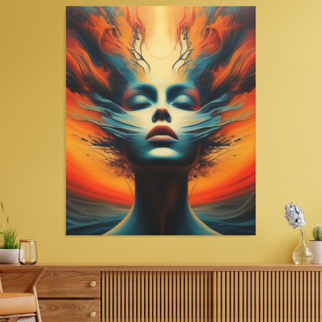 Toile Soul de feu (Insitu(Salon))
