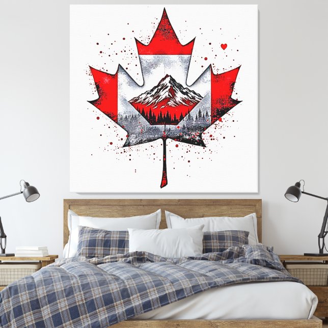Toile Soul Maple Leaf Mountain (Insitu(Chambre))