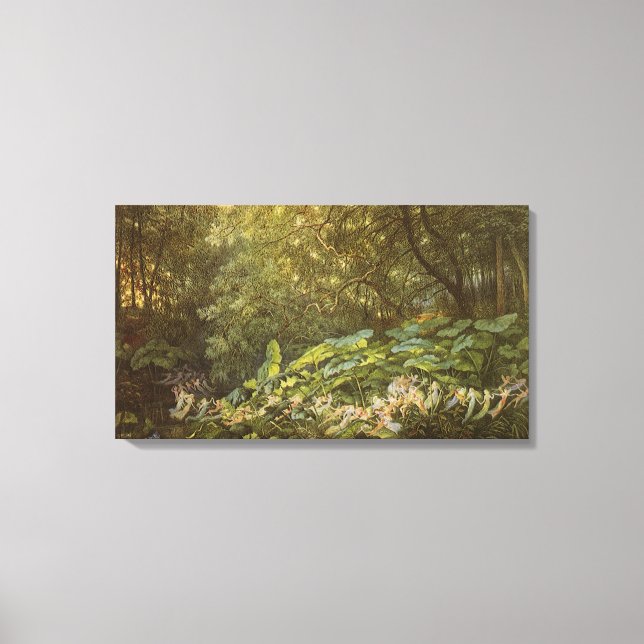 Toile Sous les Feuilles de Dock par Richard Doyle, Fairy (Recto)