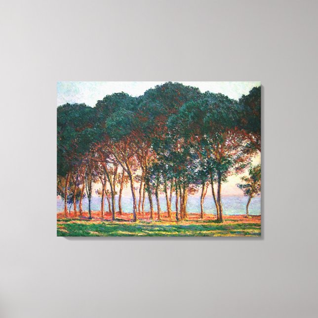 Toile Sous les pins, par Claude Monet (Recto)