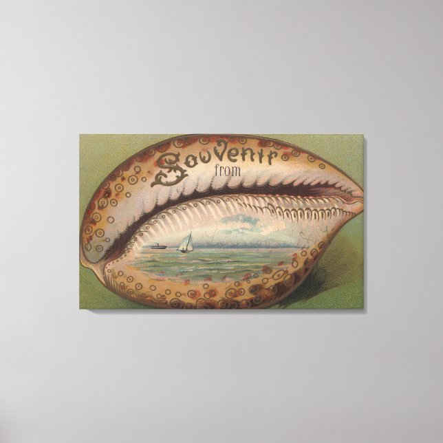 Toile Souvenir De #5 - N'Importe Quelle Ville, État (Recto)