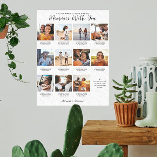 Toile Souvenirs avec vous   11 Garde-photos