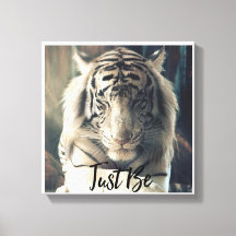 Soyez juste Tiger Canvas Art