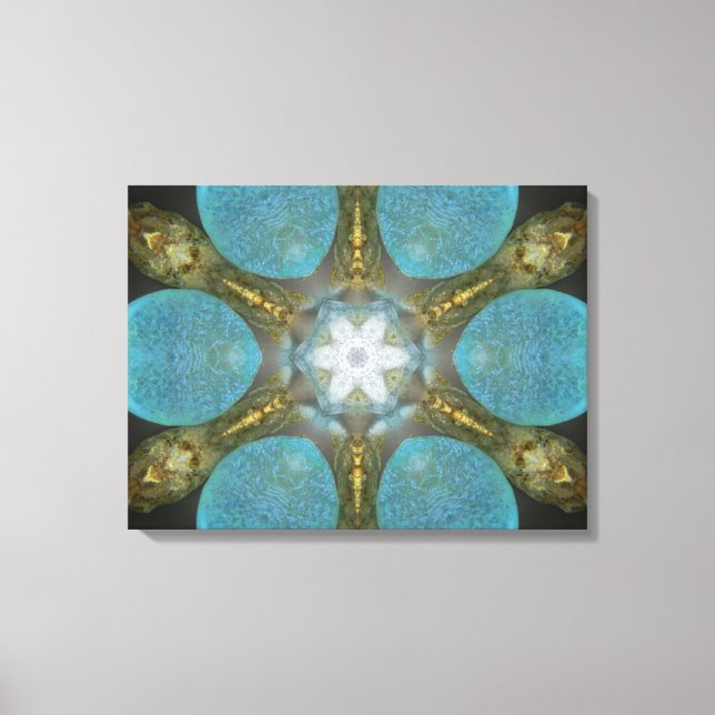 Toile Spa en verre marin Mandala Canvas (Recto)
