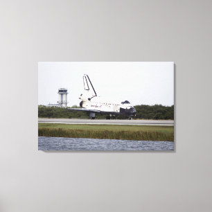 Toile Space Shuttle Discovery sur la piste
