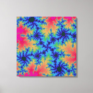 Toile Speckle arc-en-ciel tropical