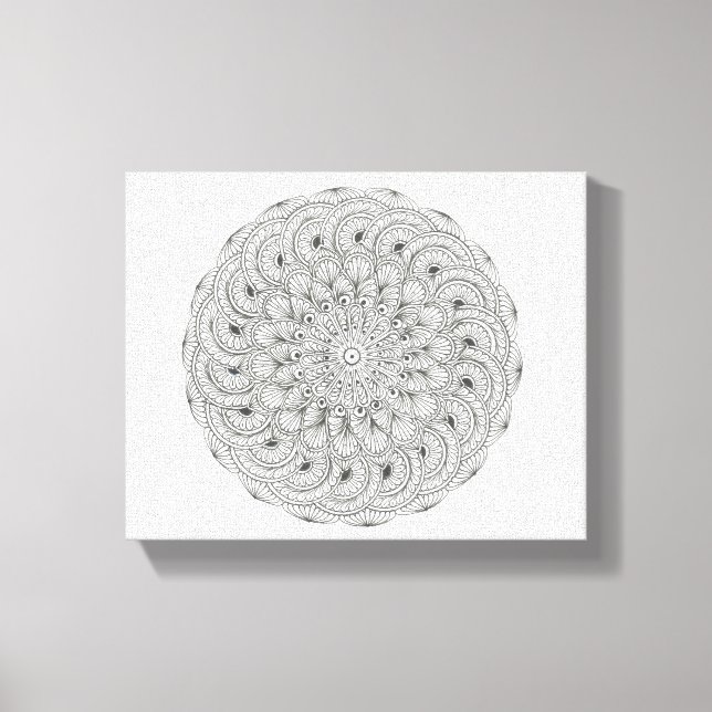 Toile Sphère Mandala (Recto)