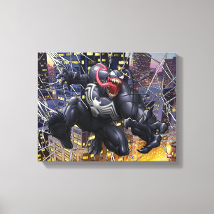 Toile Spider-Man   Venom bondit vers l'avant