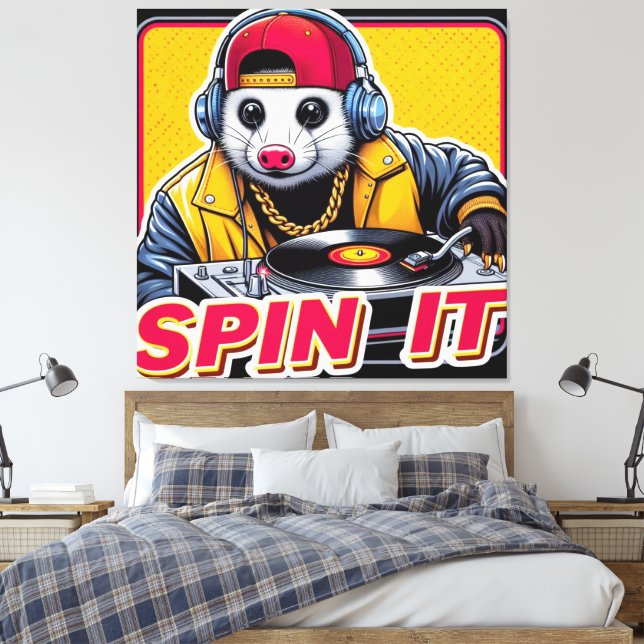 TOILE SPIN IT-OPOSSUM DJ 3 (Insitu(Chambre))