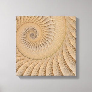 Toile Spirale abstraite de brunissement de sous-courant
